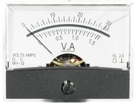 VOLTCRAFT AM-60X46/30V/1,5A/DC AM-60X46/30V/1,5A/DC Inbouwmeter AM-60X46/30 V/1,5 A/DC 30 V/1,5 A Draaispoel
