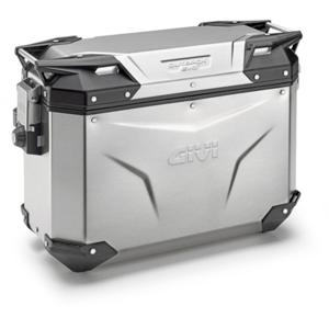 GIVI OBKE37 Trekker Outback Evo zijkoffer, Topkoffers en zijkoffers voor de moto, Aluminium Rechts 37l