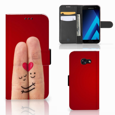 Samsung Galaxy A5 2017 Wallet Case met Pasjes Liefde - Origineel Romantisch Cadeau