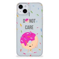 iPhone 15 Siliconen Case Donut Roze