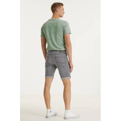 JACK & JONES JEANS INTELLIGENCE regular fit jeans short Rick grey denim JACK & JONES JEANS INTELLIGENCE regular fit jeans short Rick grey denim