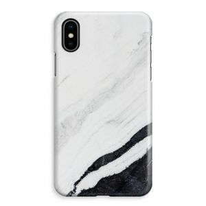 Elegante marmer: iPhone XS Max Volledig Geprint Hoesje