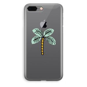 Palmboom: iPhone 8 Plus Transparant Hoesje