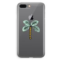 Palmboom: iPhone 8 Plus Transparant Hoesje