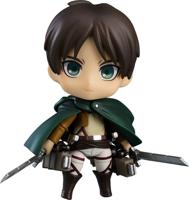 Attack On Titan Nendoroid Action Figure Eren Yeager: Survey Corps Ver. 10 Cm - thumbnail