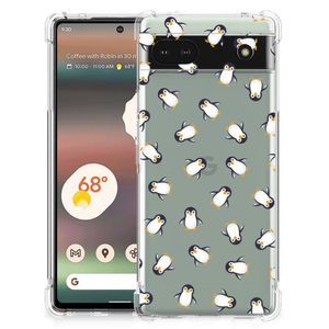 Doorzichtige Silicone Hoesje voor Google Pixel 6A Pinguïn