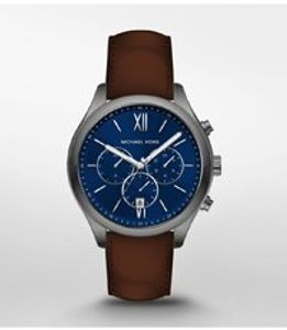 Horlogeband Michael Kors MK8691 Leder Bruin 20mm