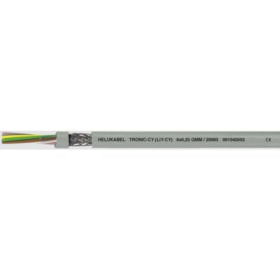 Helukabel 16030-1000 Datakabel LiYCY 6 x 0.75 mm² Grijs 1000 m