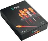 Wera 160 iS/7 Schroevendraaierset Kraftform Plus Serie 100 schroevendraaier eenpolige fasetester, houder, 7-delig - thumbnail