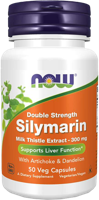 NOW Foods Silymarin Milk Thistle Extract 300MG Double Strength (50 caps)