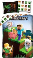 Minecraft Dekbedovertrek Explore - 140 x 200 cm - Katoen