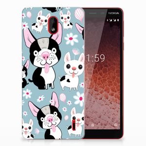 Nokia 1 Plus TPU Hoesje Hondjes