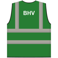 RWS veiligheidsvest BHV groen - RWS veiligheidsvest BHV groen