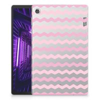 Lenovo Tab M10 Plus Hippe Hoes Waves Roze