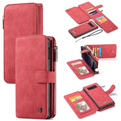 Caseme - luxe portemonnee hoes - Samsung Galaxy S10e - Rood Caseme - luxe portemonnee hoes - Samsung Galaxy S10e - Rood