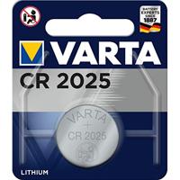 Varta CR2025 Lithium 3 V Non-rechargeable Battery - non-rechargeable batteries (Lithium, Button/coin, 3 V, CR2025, Silver, 20 mm)