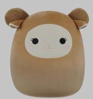 Squishmallows SQCR06526 Reggie de Ram 40 cm, officieel Kelly Toys pluche, superzacht knuffeldier