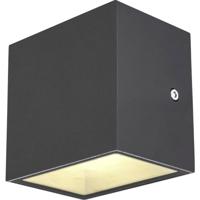 SLV SITRA CUBE 1002032 LED-buitenlamp (wand) 10 W Antraciet