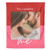 Valentijn Fleecedeken You Complete Me - thumbnail