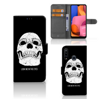 Telefoonhoesje met Naam Samsung Galaxy A20s Skull Eyes - thumbnail