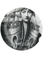 Fornasetti assiette de décoration imprimée - Noir