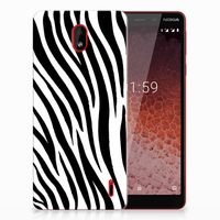 Nokia 1 Plus TPU Hoesje Zebra - thumbnail