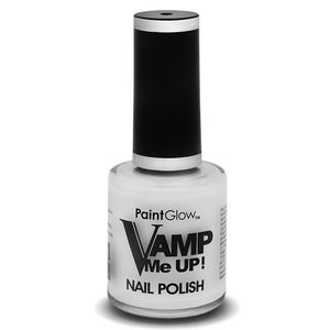 Feest/party nagellak mat wit 12 ml   -