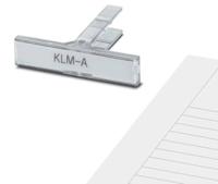 PHOENIX CONTACT KLM-A Klemstripmarkers voor lijstmarkering, 44 mm x 7 mm letterveldgrootte, transparant, 100 stuks