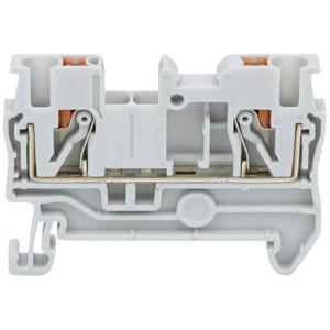 TRU COMPONENTS TC-JPT10 Grey Doorgangsklem 10.2 mm Snelaansluiting Aantal polen: 2 0.5 mm² 10 mm² Grijs 1 stuk(s)