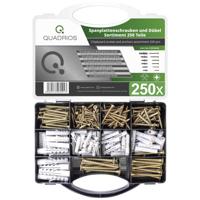 Quadrios 2109SA046 2109SA046 Spaanplaatschroeven assortiment 250 stuk(s) - thumbnail