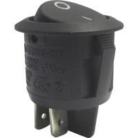 TRU COMPONENTS 1587655 Wipschakelaar TC-R13-244A-02 BLACK 250 V/AC 10 A 2x uit/aan Continu 1 stuk(s) - thumbnail