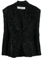 Almaz blazer Spotlight à simple boutonnage - Noir