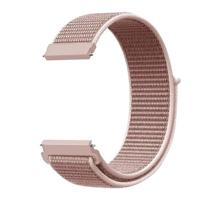 By Qubix - Sport Loop nylon bandje - Zacht roze - Compatible met Garmin Vivoactive 6 / Vivoactive 5 / Vivoactive 3 - Compatible Garmin bandje - Bandbreedte: 20mm