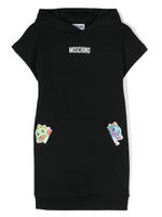 Moschino Kids robe à patch logo - Noir - thumbnail