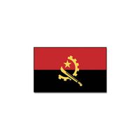 Vlag Angola 90 x 150 cm feestartikelen - thumbnail