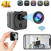 r8 4k draadloze wifi netwerkcamera nachtzicht pir bewegingsdetectie app controle home security babyfoon loop recording cam miniinthebox