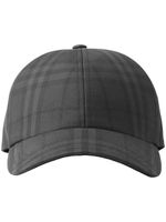 Burberry casquette en coton à motif Vintage Check - Gris