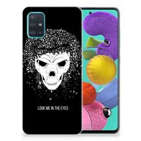 Silicone Back Case Samsung Galaxy A51 Skull Hair