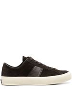 TOM FORD panelled low-top sneakers - Marron