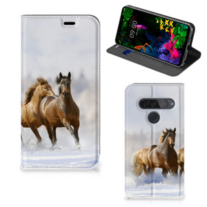 LG G8s Thinq Hoesje maken Paarden