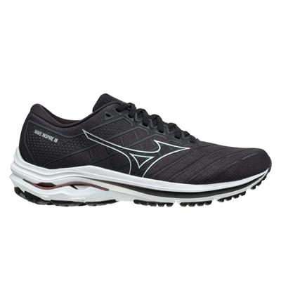 Mizuno Hardloopschoenen Wave Inspire 18 - Zwart/Zilver/Grijs Vrouw Mizuno Hardloopschoenen Wave Inspire 18 - Zwart/Zilver/Grijs Vrouw