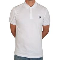 Fred Perry - Plain Polo Shirt - Wit - thumbnail