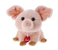 Trudi pluchen knuffelvarken Manlio 22 cm roze