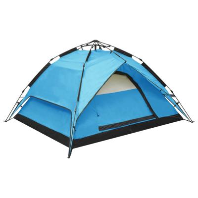 vidaXL Tent pop-up 2-3 persoons 240x210x140 cm blauw
