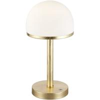 LED Tafellamp - Trion Berl - 4W - Warm Wit 3000K - Dimbaar - Rond - Mat Goud - Aluminium