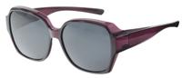 FitOfar overzetzonnebril dames VZ 0050C paars/zwart