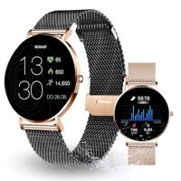 XCOAST SIONA 2 Smartwatch 42 mm Zwart, Rose gold