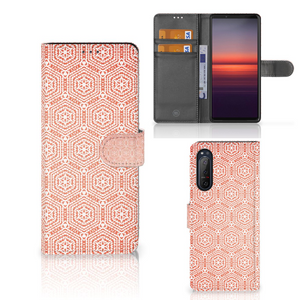 Sony Xperia 5II Telefoon Hoesje Pattern Orange