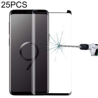 25 stuks voor Galaxy S9 plus geval vriendelijke scherm gebogen gehard glas film (zwart) 25 stuks voor Galaxy S9 plus geval vriendelijke scherm gebogen gehard glas film (zwart)