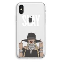 Slay All Day: iPhone XS Transparant Hoesje - thumbnail